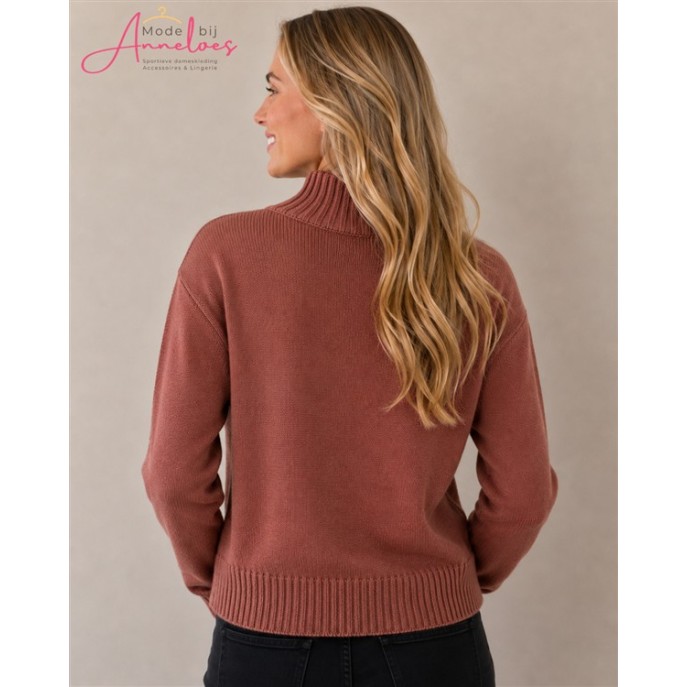 Blue Seven Pullover 248194 Turtle Hals Burgundy Blue Seven Pullover 248194 Turtle Hals Burgundy